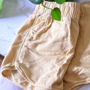 Yellow Madewell shorts